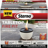 Sterno Small Onyx with Black Lid Tabletop Fire Pit 73068 821159