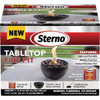 Sterno Medium Onyx with Black Lid Tabletop Fire Pit 73072