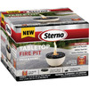 Sterno Medium Onyx and Ivory with Black Lid Tabletop Fire Pit 73074 857216
