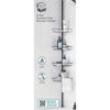 Zenna Home Matte Black Corner Shower Tension Pole Caddy 2156BK