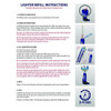 Torch Blue 3000mL Butane Cylinder Refill 022399 Pack of 6 601391