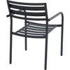 Sunjoy Black Heavy-Duty Steel Stacking Dining Chair A211339700 809546