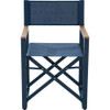 Sunjoy Heavy-Duty Steel Textilene Blue Folding Chair A211075241 869474