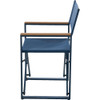 Sunjoy Heavy-Duty Steel Textilene Blue Folding Chair A211075241 869474