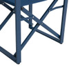 Sunjoy Heavy-Duty Steel Textilene Blue Folding Chair A211075241 869474