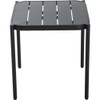 Sunjoy Black 19 In. Square Heavy-Duty Steel Stacking Side Table A210094911 806660