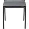 Sunjoy Black 19 In. Square Heavy-Duty Steel Stacking Side Table A210094911 806660