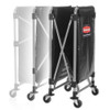 Rubbermaid Commercial Collapsible Basket X-Cart,8 bu. Cap. 1881750