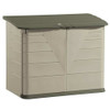 18 cu ft Resin Horizontal Outdoor Storage Shed, Sandstone  FG374801OLVSS