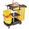 Rubbermaid Commercial Sanitizing Caddy,Yel,8 In., 2 1-2 Gal. FG9T8200YEL