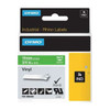 Dymo Label Tape Cartridge, White/Green, Labels/Roll: Continuous 1805420