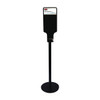 Rubbermaid Commercial Floor Stand,Black,59-1/4" H FG750824