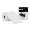 Printer Label, 6 in Label W, 4 in Label H, 220 Labels per Roll, Black/White