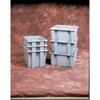 Hang & Stack Storage Bin, Plastic, Gray, 10 in H, 15 1-2 in W, 19 1-2 in L  FG172100GRAY