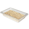 Rubbermaid Commercial Food-Tote Box,18 in L,Clear FG330700CLR