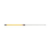 48 in to 96 in Threaded Extension Handle, 1 1/4 in Dia, Yellow, Aluminum