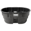 Rubbermaid Commercial 150 gal. Stock Tank, Black, 58" L , 39" W FG424500BLA