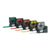 Dymo Label Tape Cartridge, Black on Orange, Labels/Roll: Continuous 18436