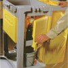 Rubbermaid Commercial Locking Compartment,20 in L,Yellow FG618100YEL