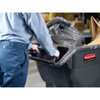 Rubbermaid Commercial TiltTruck,703-4in,331-2in,Black,2,100lb FG9T1600BLA