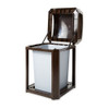 Landmark Series(R) 35 gal Square Outdoor Can, Sable, None, Plastic, 26 in  FG397000SBLE