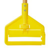 Mop Handle,Slide-On, Side Gate, 54 in L, Wood, Natural  FGH115000000