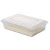 Rubbermaid Commercial Lid for Tote,26 in L x 18 in W, 26qt FG350200WHT