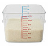 Rubbermaid Commercial Food Storage Container,11.31 in L,Clear FG631200CLR