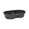 Rubbermaid Commercial Stock Tank, L 52, W 31, 50 gal., Black FG424300BLA