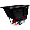 Rubbermaid Commercial TiltTruck,601-2in,28in,Black,850lb FG130500BLA