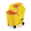 8 3/4 gal WaveBrake Funnel Mop Bucket and Wringer, Yellow, Polypropylene