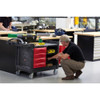Rubbermaid Commercial Trade Cart-Service Bench,49 In. L,Black FG453388BLA