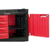 Rubbermaid Commercial Trade Cart-Service Bench,49 In. L,Black FG453388BLA