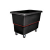 Rubbermaid Commercial Utility Truck,1 cu. yd.,1200lb Cap,Black FG472700BLA