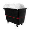 Rubbermaid Commercial Utility Truck,1 cu. yd.,1200lb Cap,Black FG472700BLA