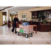 Rubbermaid Commercial Platform Truck, Black, Steel, 1,200 lb FG443610BLA