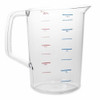 Rubbermaid Commercial Polycarbonate Measuring Cup,4 Quarts FG321800CLR