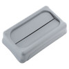 Slim Jim(R) 23 gal Trash Can Lid, Swing Gray, Resin, 1 Openings 11 1-4 in W-Dia  FG267360GRAY