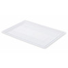 Rubbermaid Commercial Lid,Food-Tote,Clear,26 x 18 In. FG330200CLR