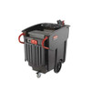 Rubbermaid Commercial Mobile Waste Collector, Refuse, Black, 120G FG9W7300BLA