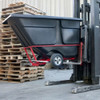 Rubbermaid Commercial TiltTruck,721-4in,331-2in,Black,1,250lb FG131542BLA