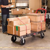 Rubbermaid Commercial Platform Truck, Black, Steel, 2,000 lb FG443600BLA
