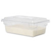 Rubbermaid Commercial Food-Tote Box,18 in L,Clear FG331000CLR