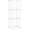 Rubbermaid  White 3-Cube Storage Stacker 2149483 226441