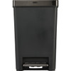 Rubbermaid 13 Gal. Premier Series IV Step-On Trash Can with Stainless Steel Lid 2124164 616773