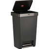 Rubbermaid 13 Gal. Premier Series IV Step-On Trash Can with Stainless Steel Lid 2124164 616773