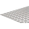 Hillman SteelWorks 0.100 In. x 24 In. x 24 In. Bright Aluminum Tread Plate 11260