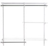 Rubbermaid Configurations 4 Ft. to 8 Ft. No-Cut Adjustable Closet Kit 2060344
