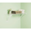 Rubbermaid 3 Ft. Linen Shelving with Hardware 3E0000WHT 233208