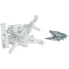 Rubbermaid White Direct Mount Back Clip (6-Count) FG3D69LWWHT